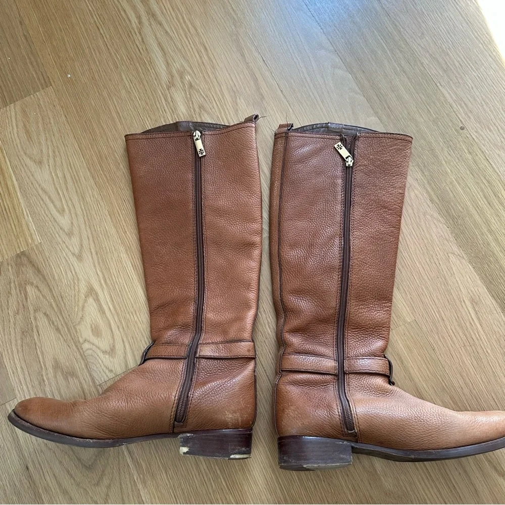 TORY BURCH Brown Amanda Riding Boot - Picture 9 of 10